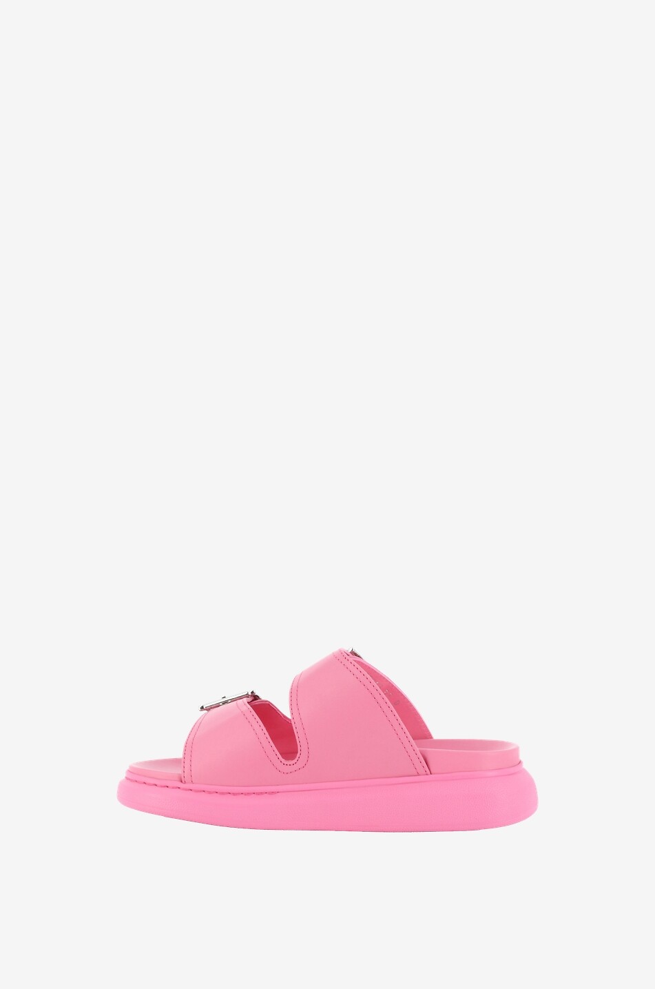 ALEXANDER McQUEEN Mules plates en cuir synthétique Hybride Femme ROSE 3