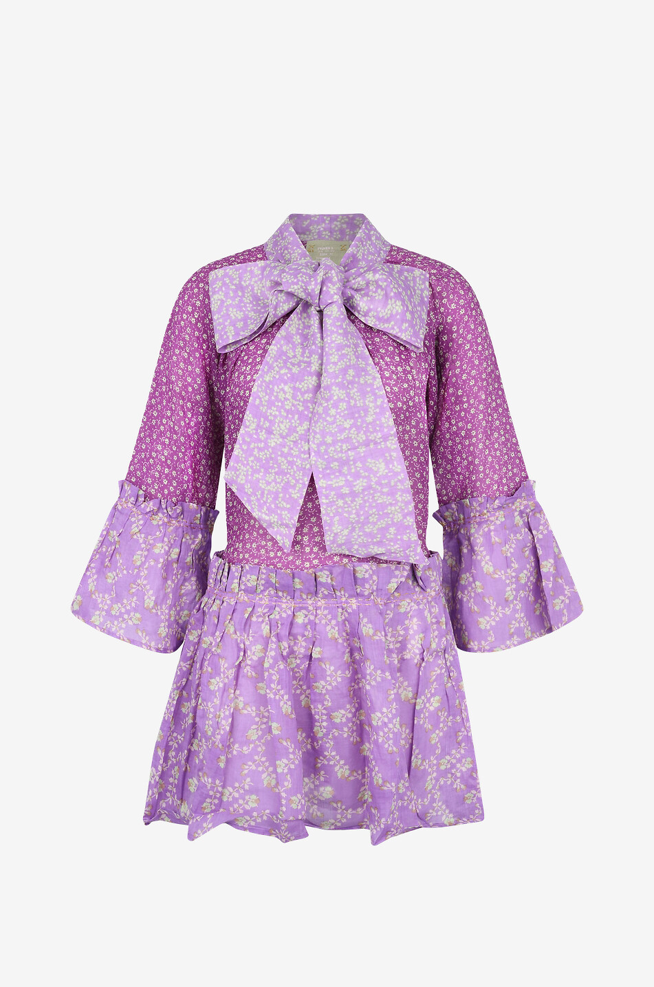 Kurzes Strandkleid aus Leinen Angelica Mini