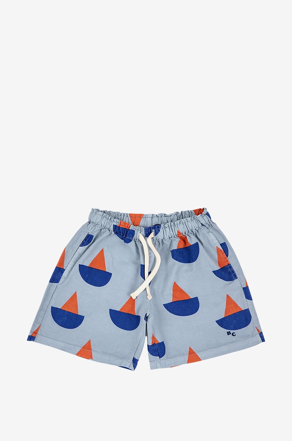 BOBO CHOSES Short garçon en coton bio Sail Boat All Over Garçon BLEU 1