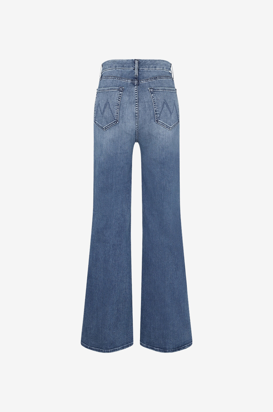 MOTHER High Waisted Roller Skimp cotton bootcut jeans Women MEDIUM BLUE 2