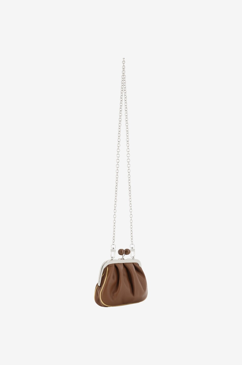 WEEKEND MAX MARA Pasticcino Medusa micro nappa leather shoulder bag Women BROWN 2