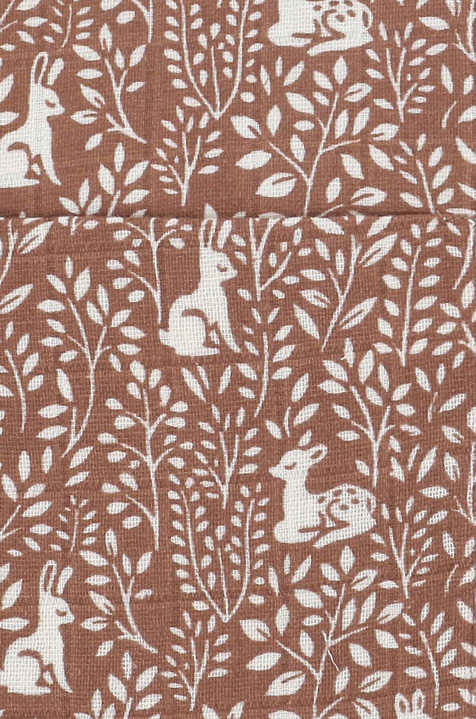 MAIN SAUVAGE Organisateur de lit bébé en coton Woodland Bébé MARRON 2