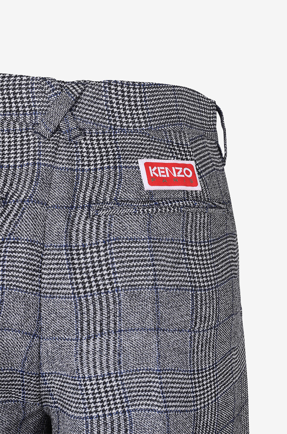 Pantalon droit Wavy Check