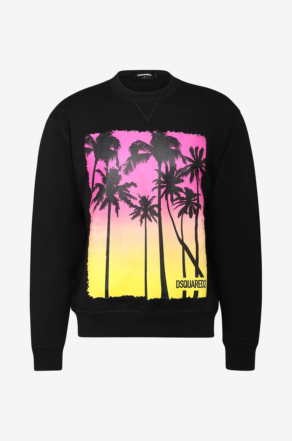 D2 Sunrise cotton crewneck sweatshirt