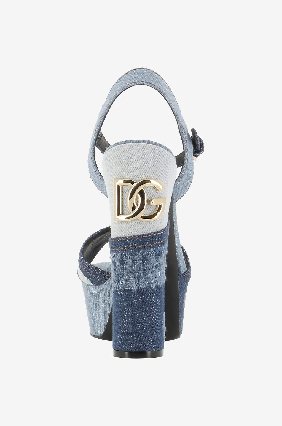 Plateausandalen aus Denim Keira 105