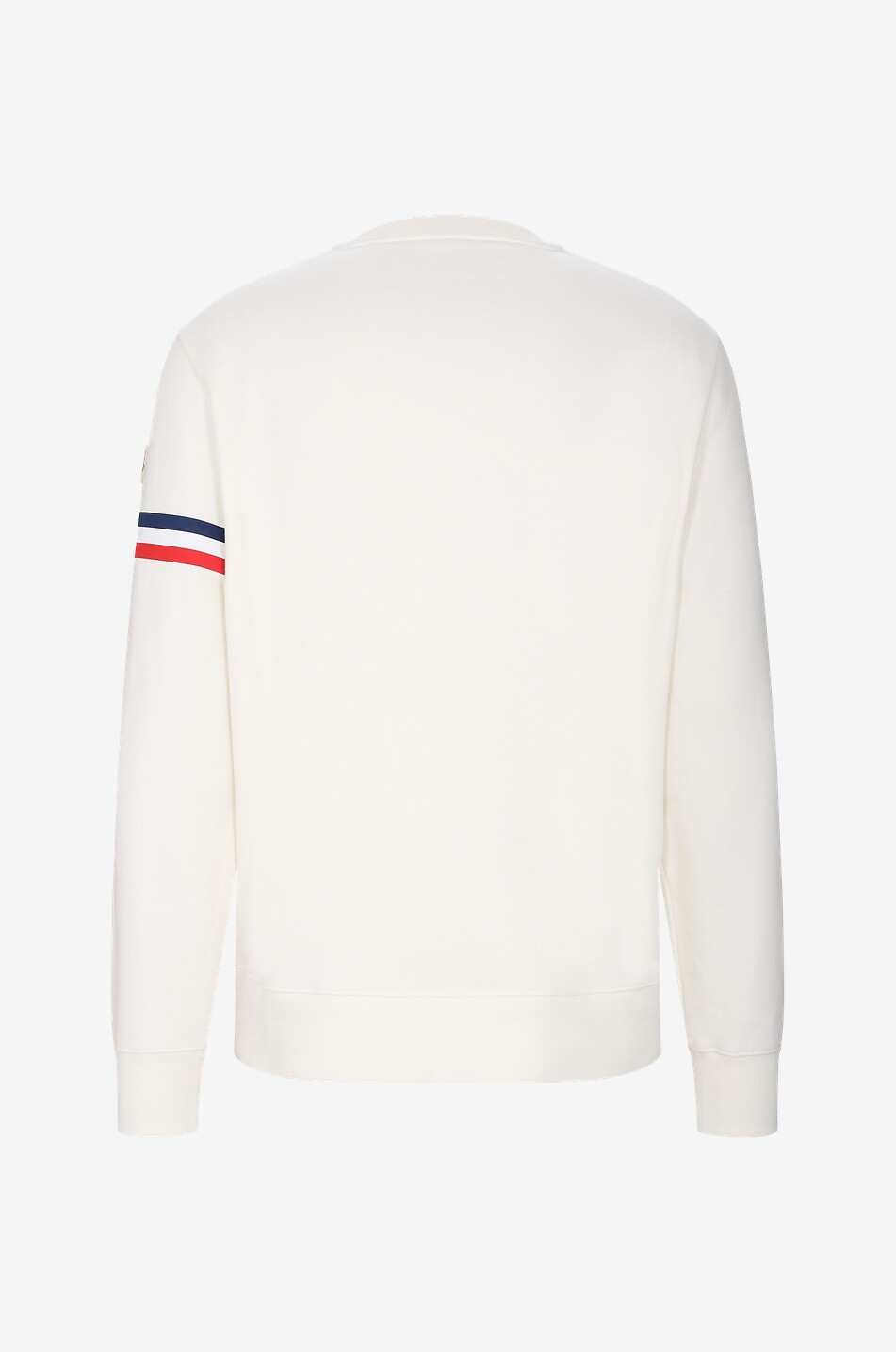 MONCLER Rundhals-Sweatshirt im College-Look mit Streifen Herren WEISS 2
