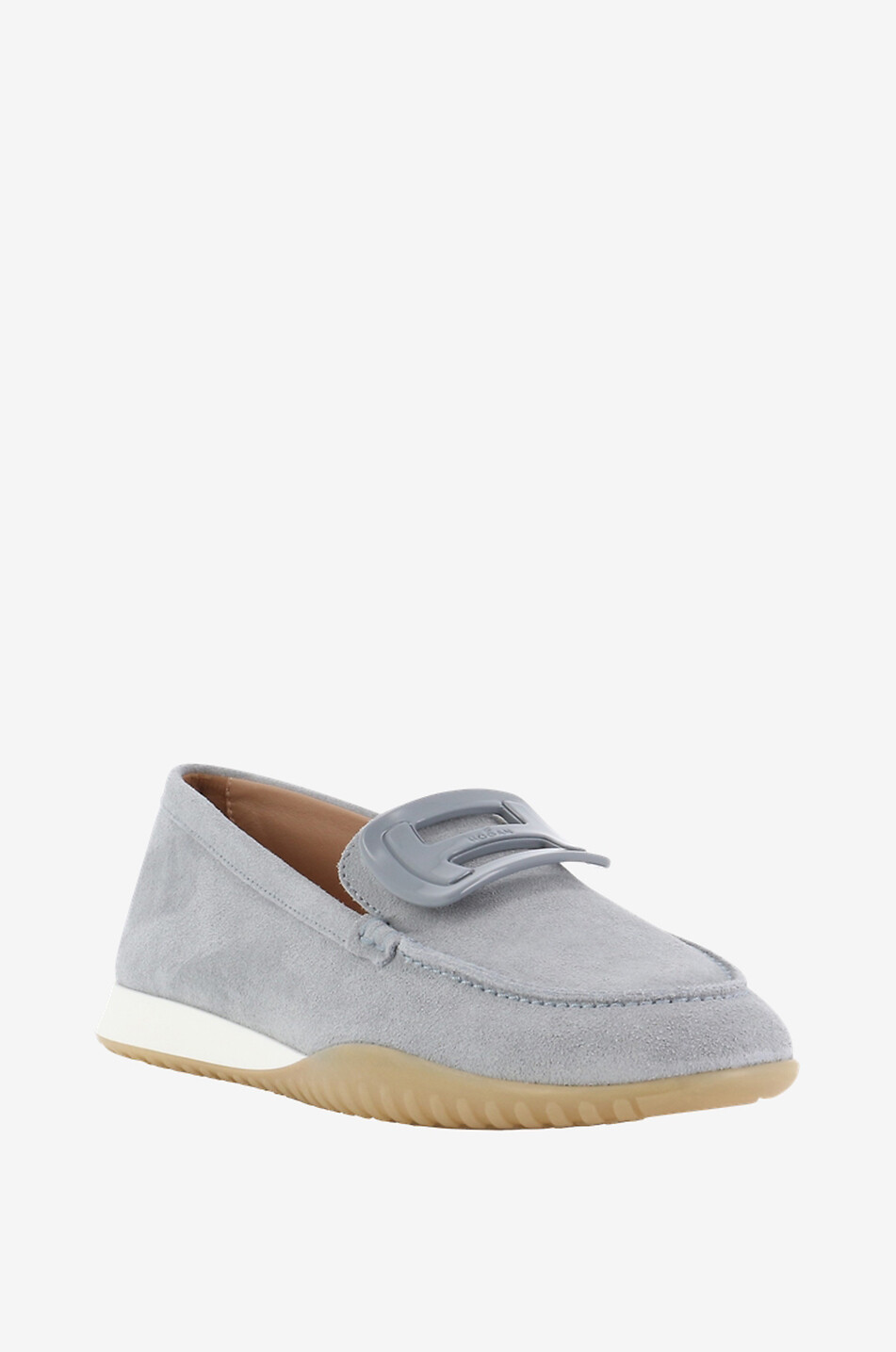 HOGAN Hogan Olympia-Z suede loafers Women BEIGE 1
