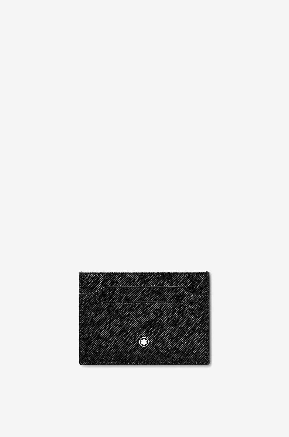 MONTBLANC Kompaktes Kartenetui aus Saffianoleder Sartorial 5cc Herren SCHWARZ 1