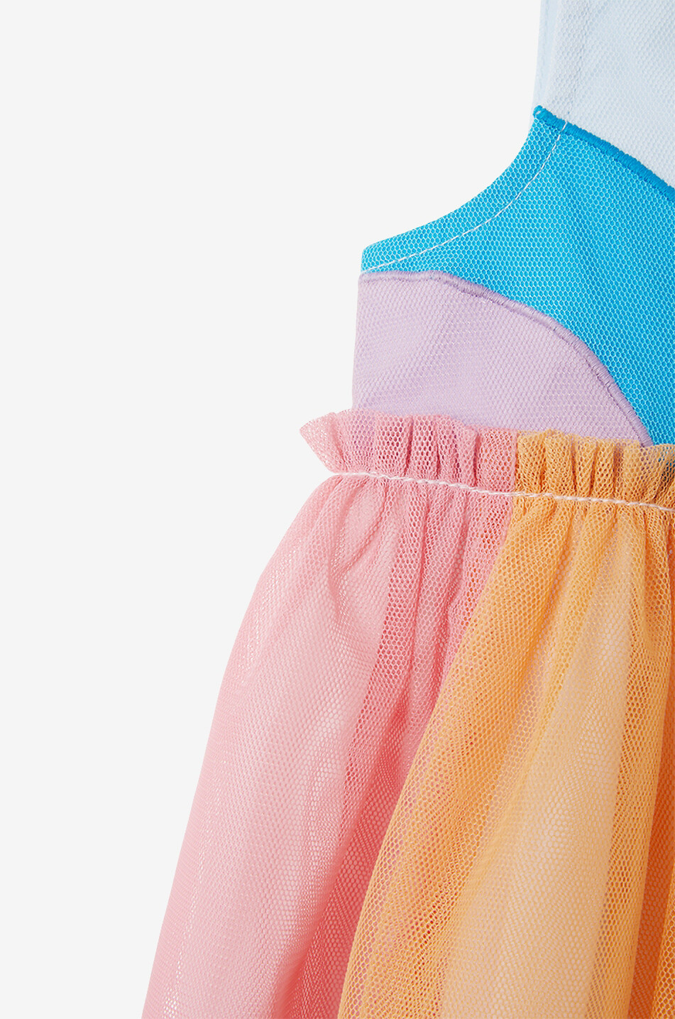 STELLA McCARTNEY KID Robe bébé sans manches en tulle Rainbow Bébé MULTICOLORE 3