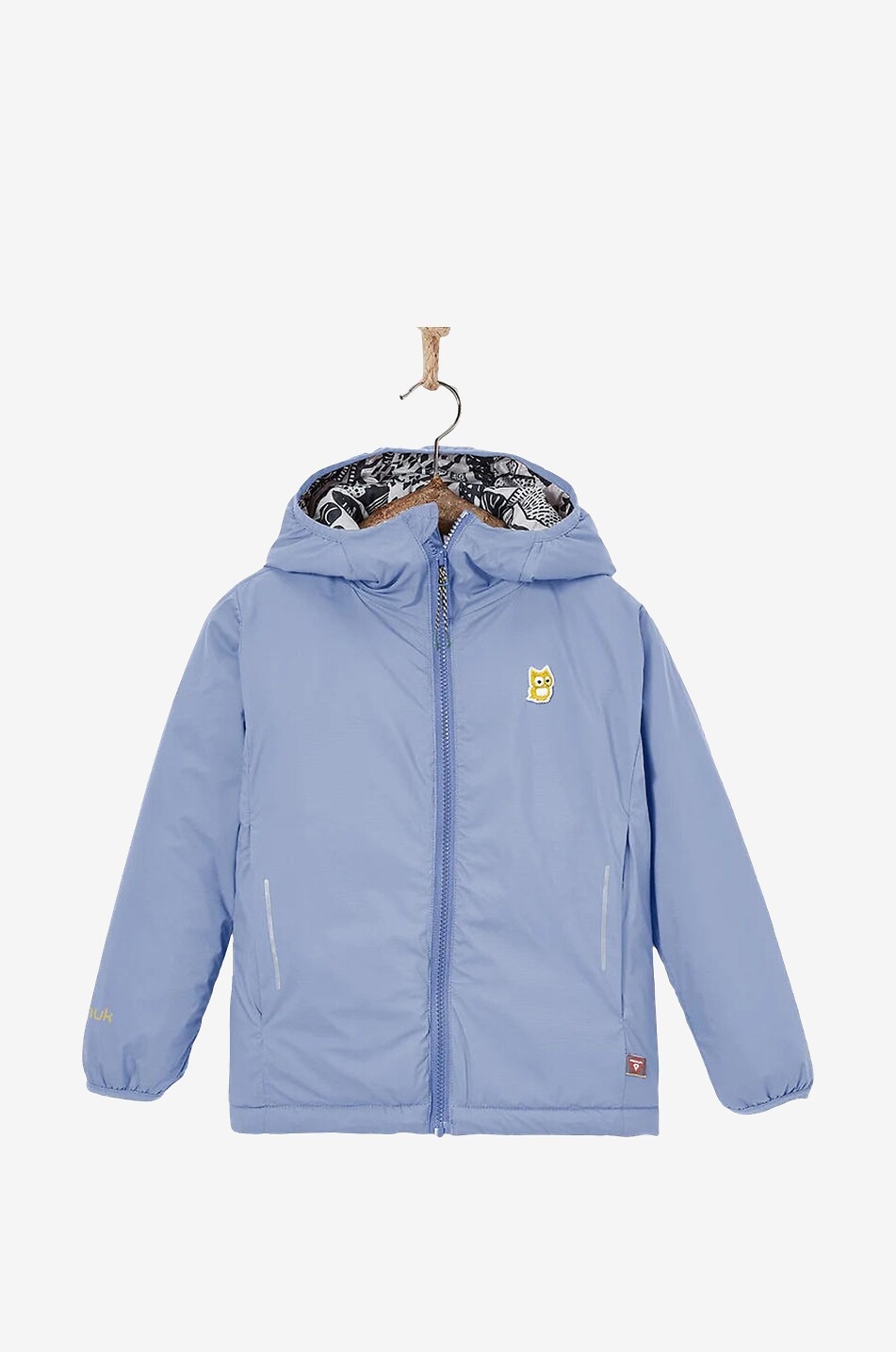 NAMUK Wasserabweisende Kinderjacke mit Kapuze Neo PrimaLoft Unisex HELLVIOLETT 1