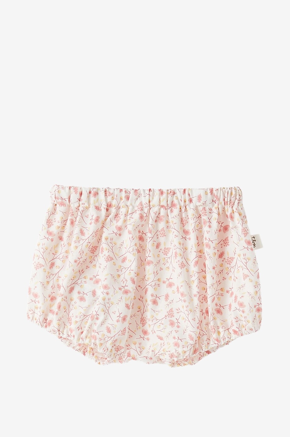 Floral cotton baby bloomers