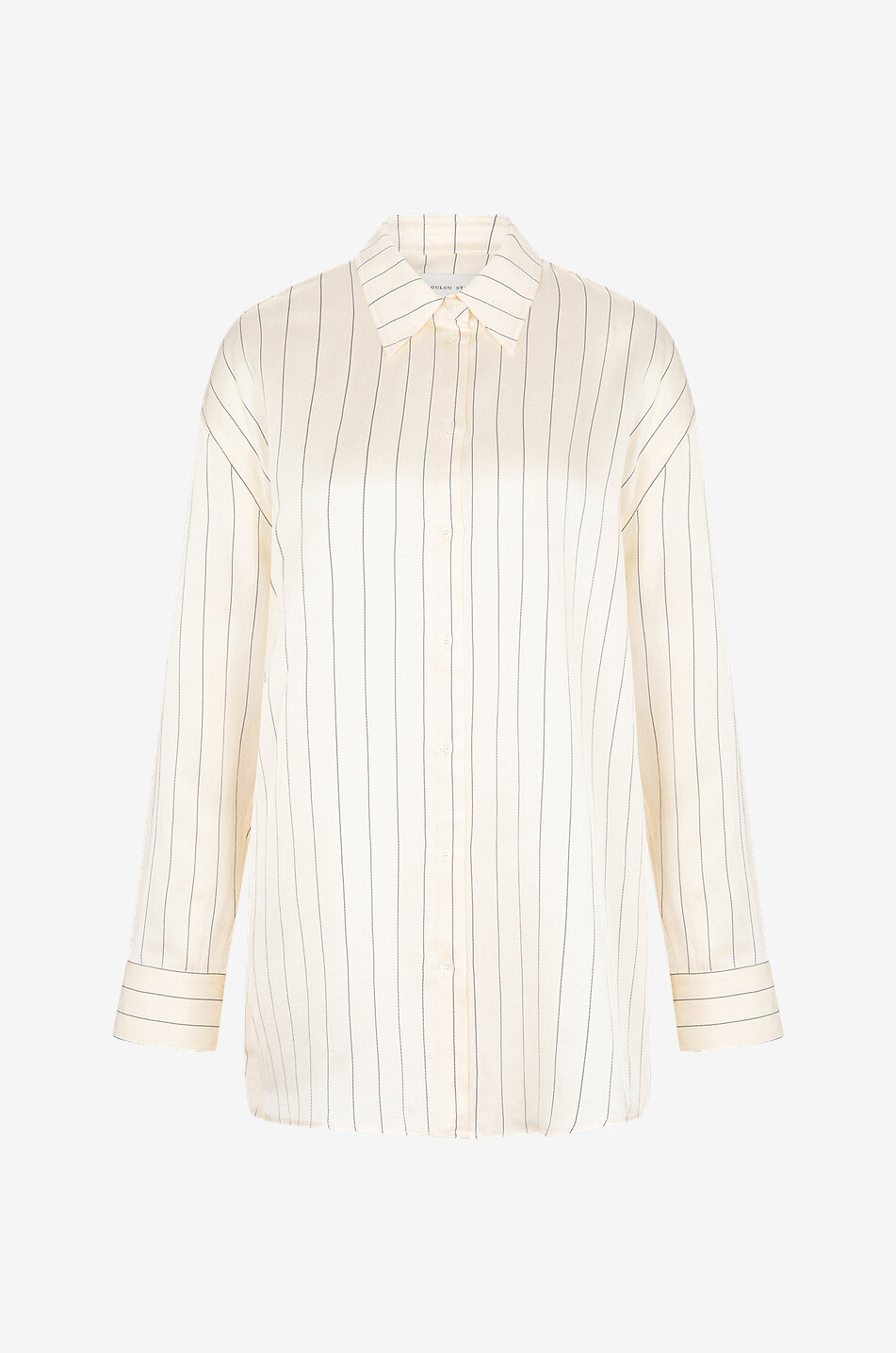 Chemise à manches longues en viscose et lin Lutila