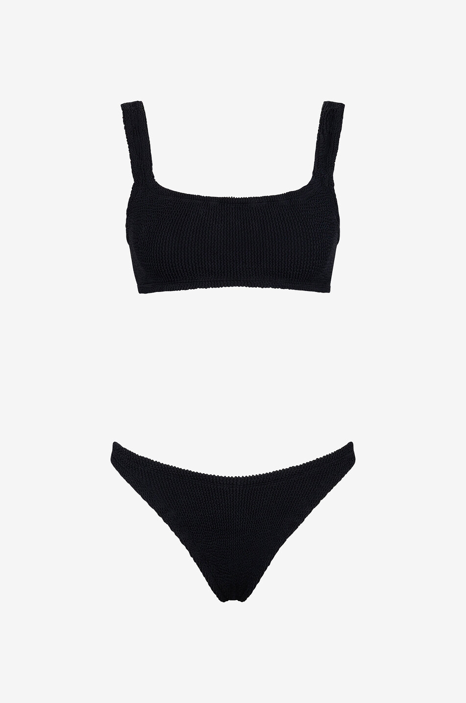 Xandra seersucker two-piece swimsuit