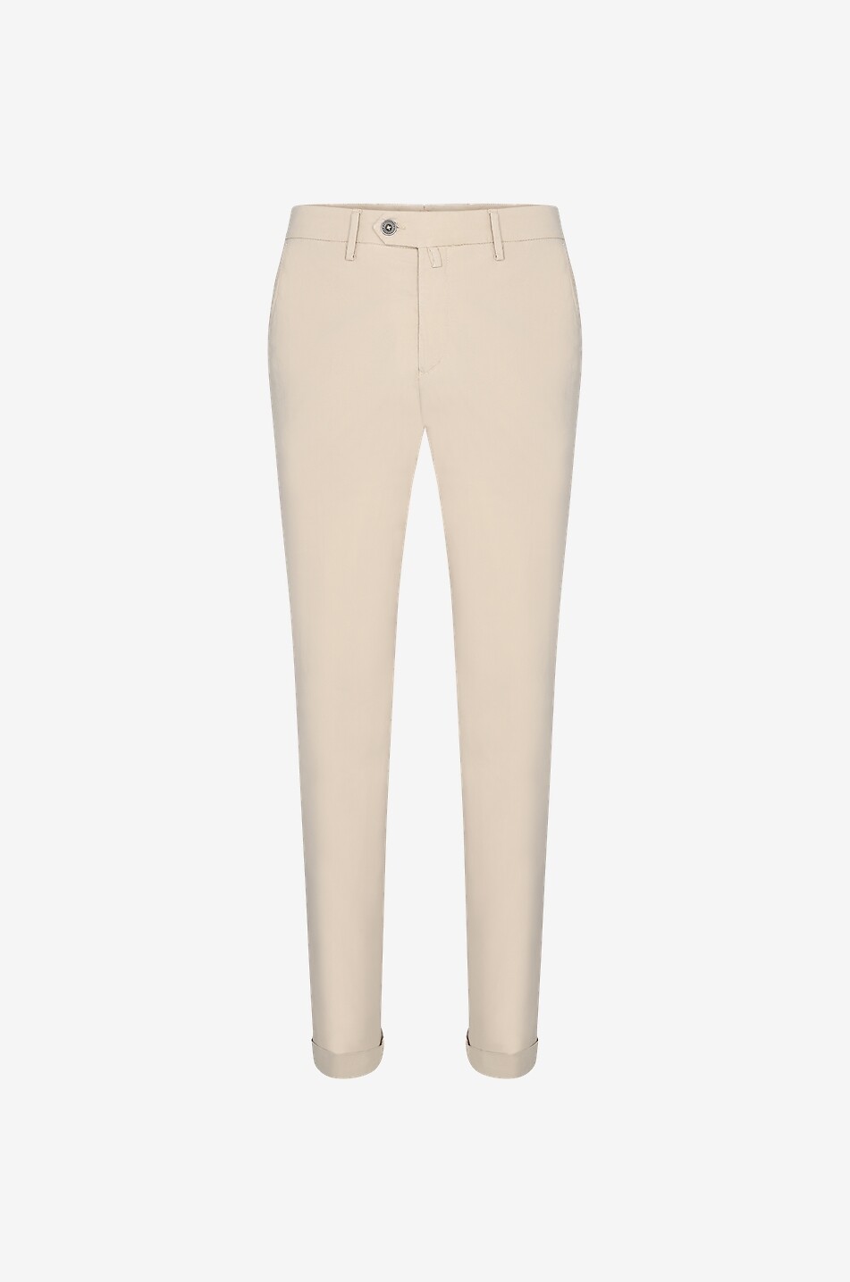 Chinohose aus Baumwolle und Leinen