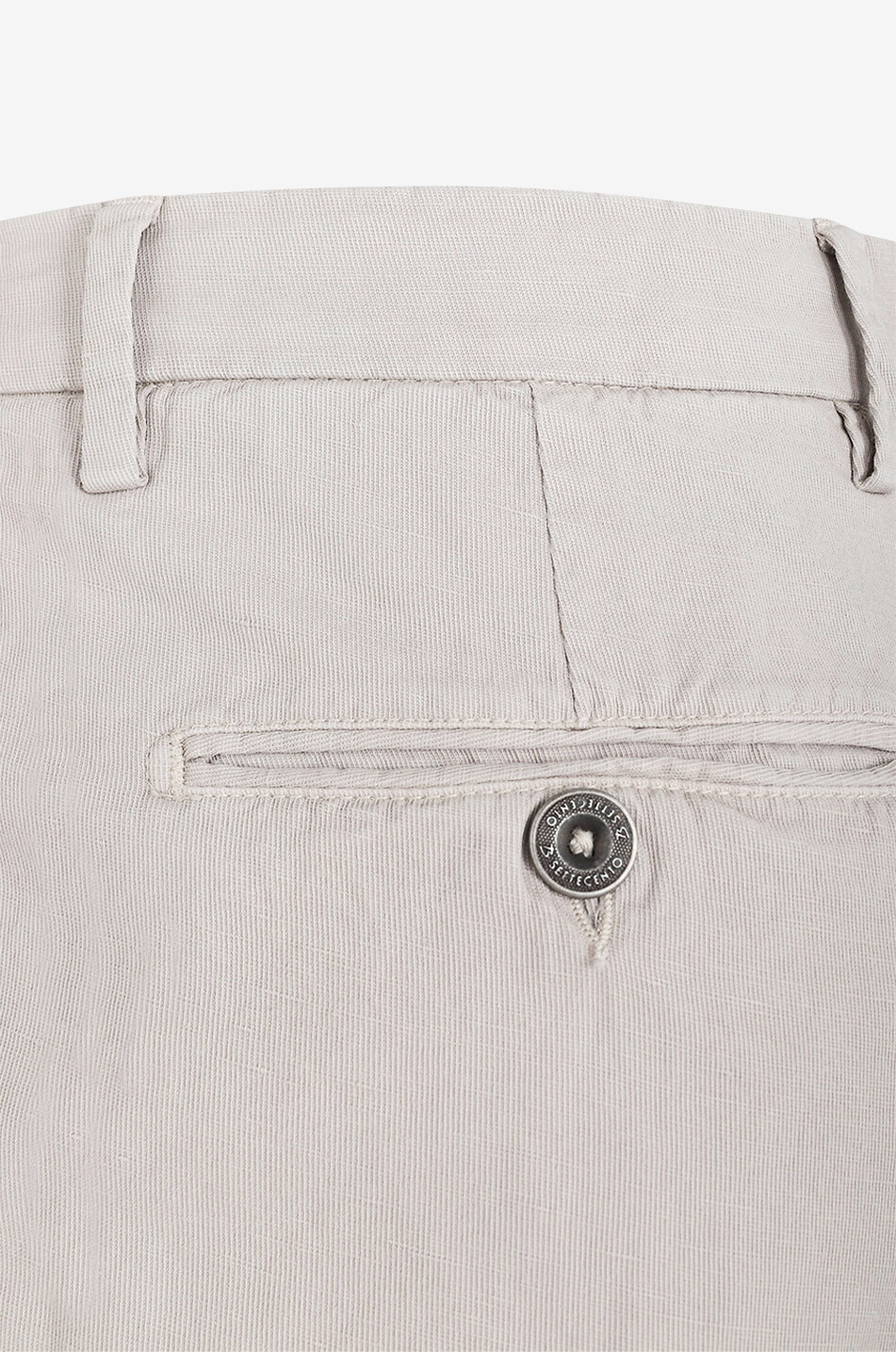 B SETTECENTO Cotton and linen chinos Men BROWN 3