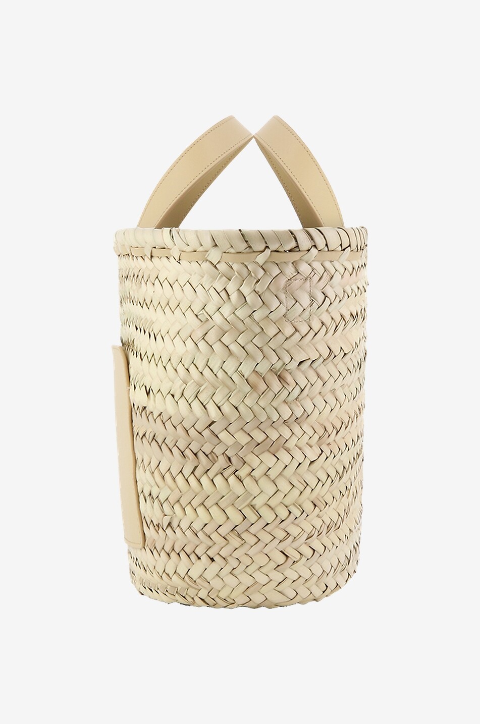 Panier en paille et cuir Zoe Small