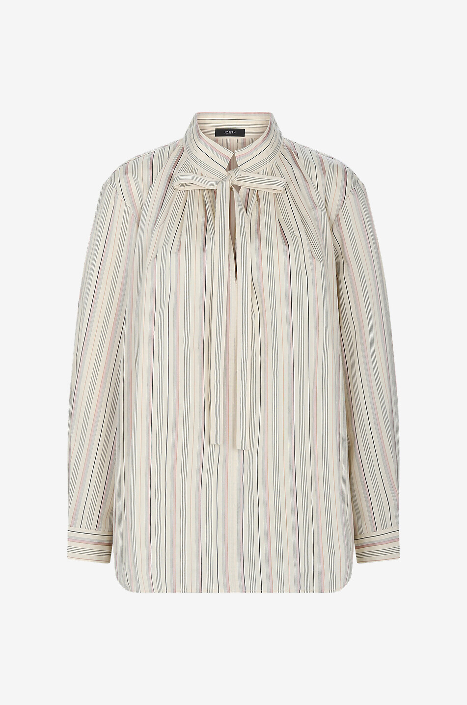 JOSEPH Orton viscose, cotton and silk long-sleeved blouse Women Light beige 1