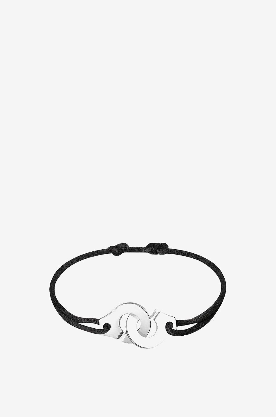 DINH VAN Bracelet sur cordon en argent Menottes R15 Femme BLANC 1