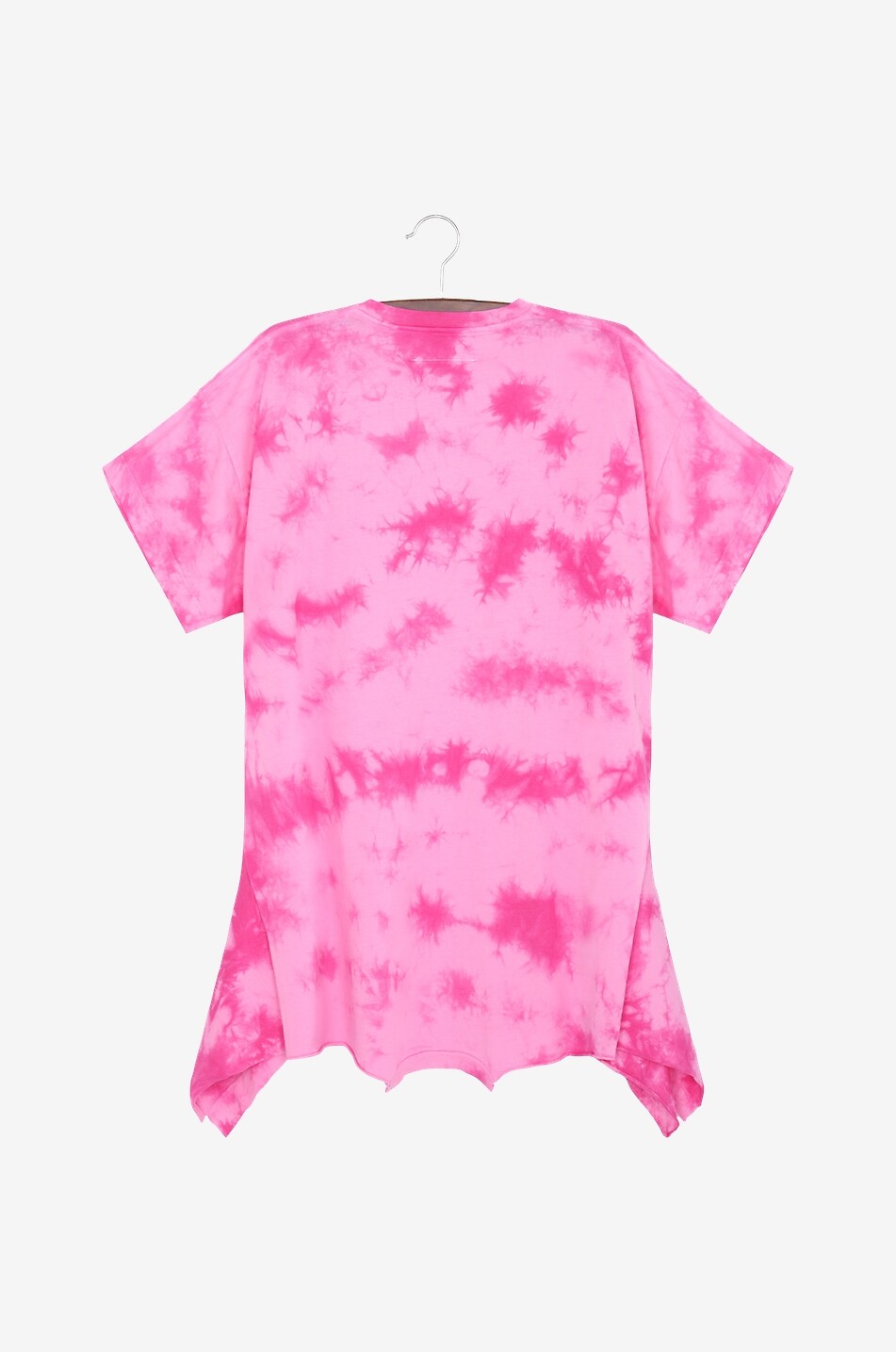 Robe T-shirt fille imprimée tie-and-dye