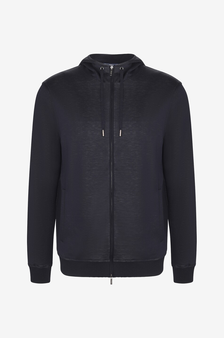Sweat-shirt en soie et coton