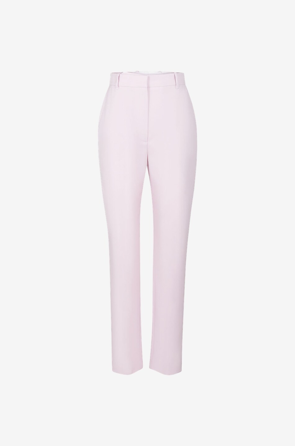 Schmale Wollhose mit hoher Taille Long Cigarette