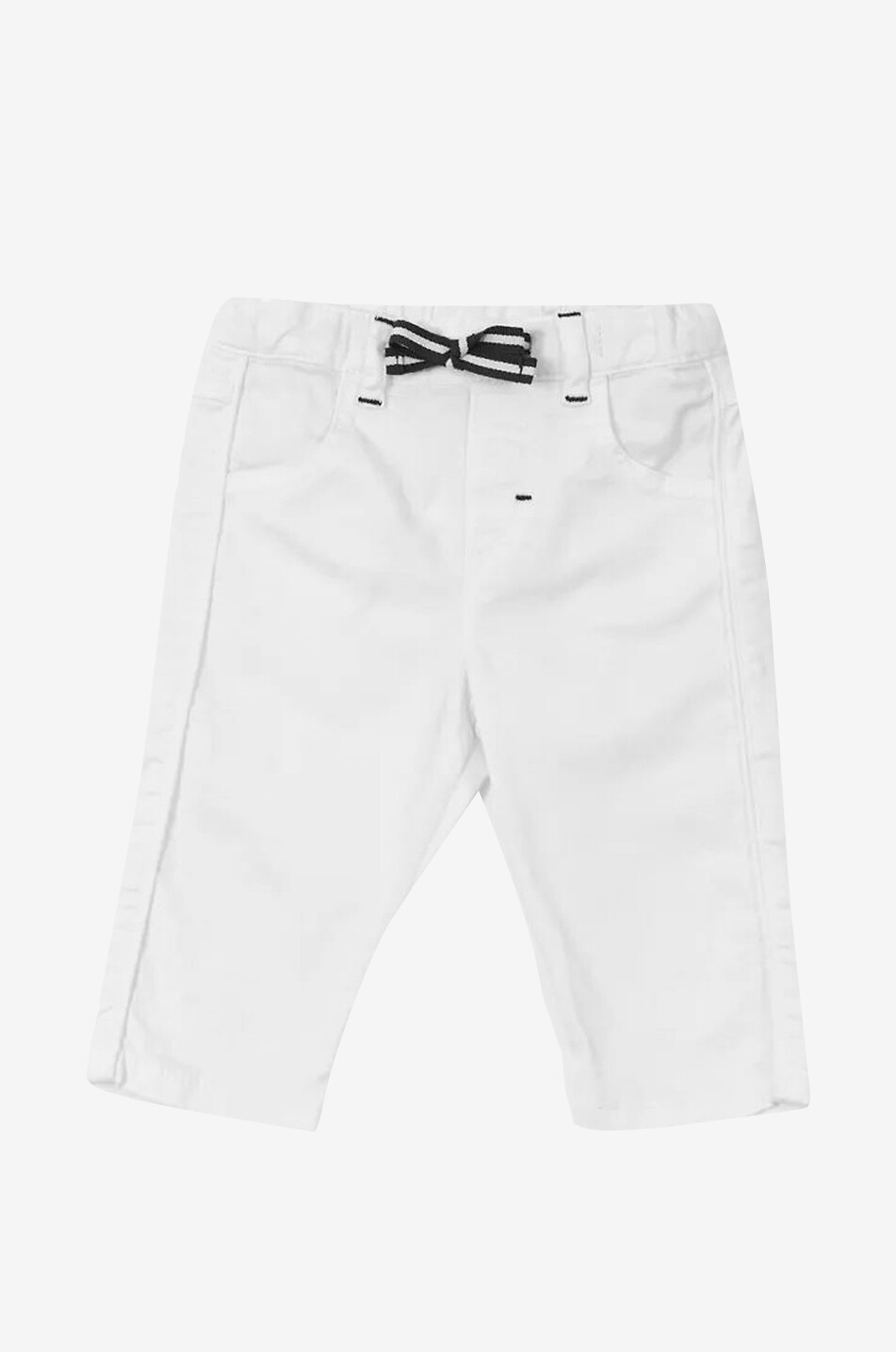 TARTINE ET CHOCOLAT Baby-Twill-Hose mit Streifen-Details Baby WEISS 1