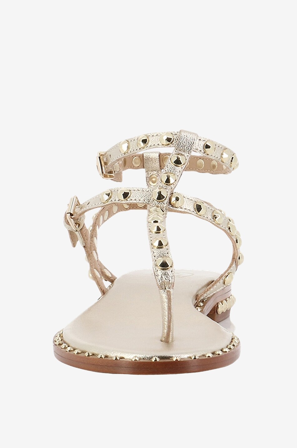 ASH Flache Sandalen aus Leder Paros Damen GOLDEN 2