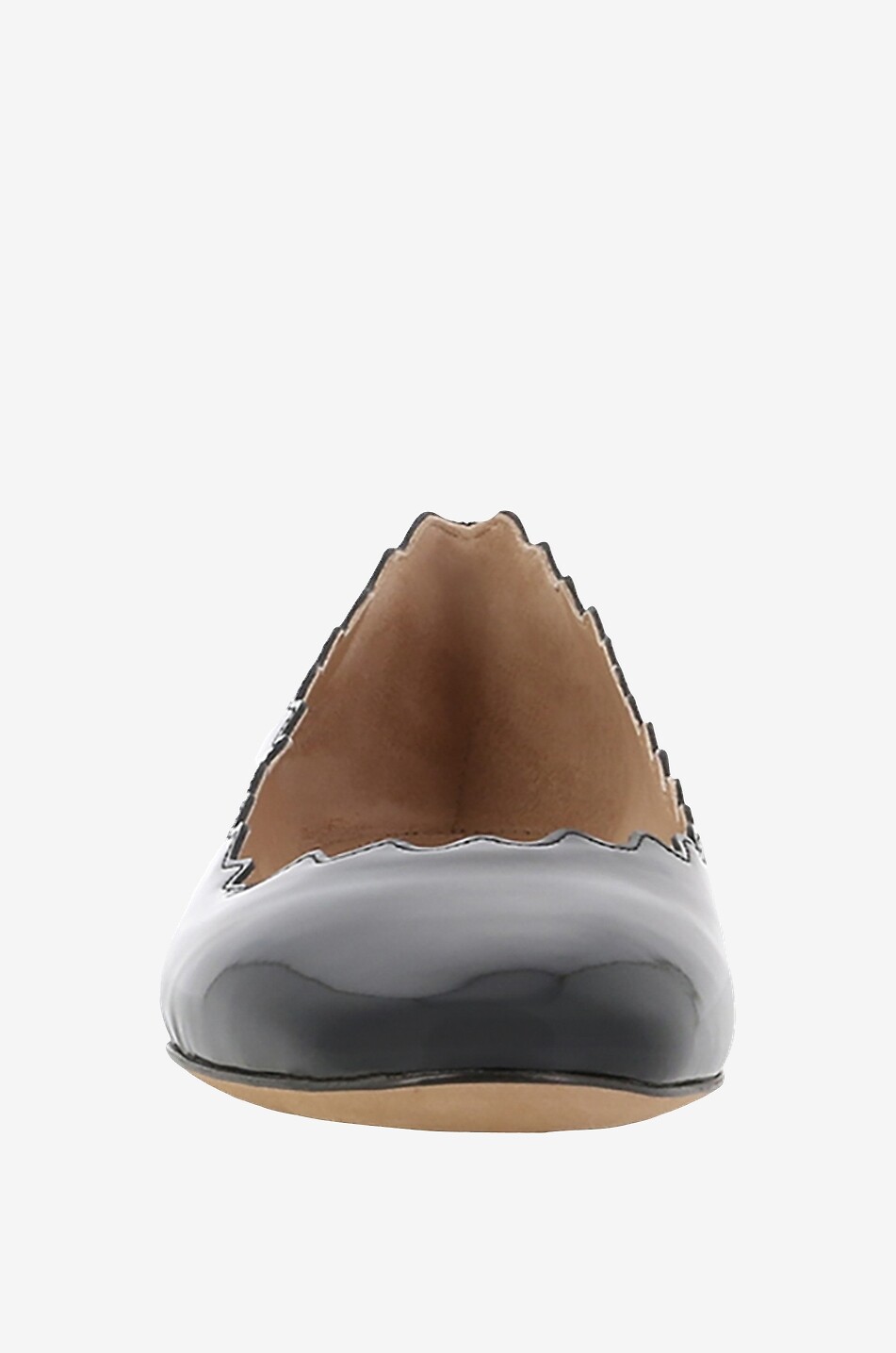 CHLOE Ballerines en cuir verni Lauren Femme NOIR 2