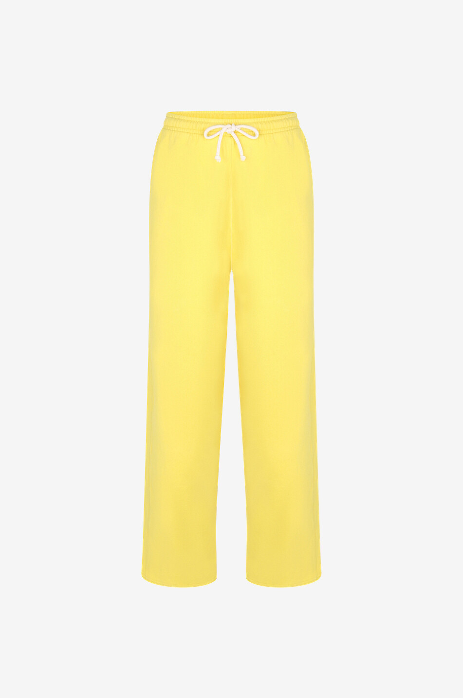 AMERICAN VINTAGE Pantalon de jogging en coton Izubird Femme JAUNE 1
