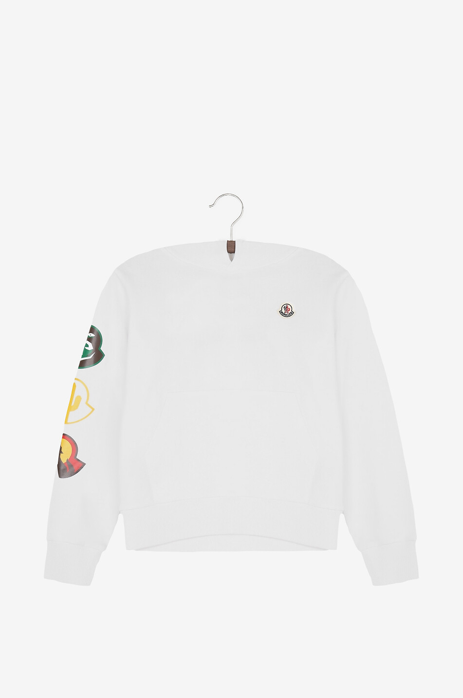 Scout badge printed boy's hooded sweatshirt