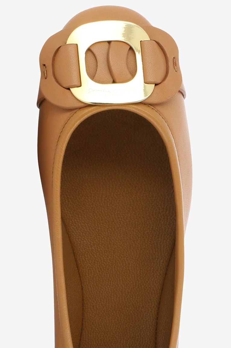 SEE BY CHLOE Ballerinas aus Nappaleder Chany Damen KAMELFARBEN 5