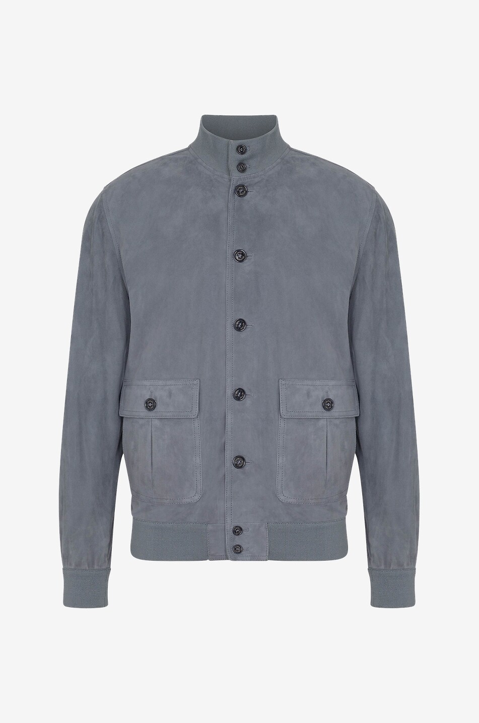 VALSTAR MILANO 1911 Valstarino lightweight suede blouson Men LIGHT BLUE 1