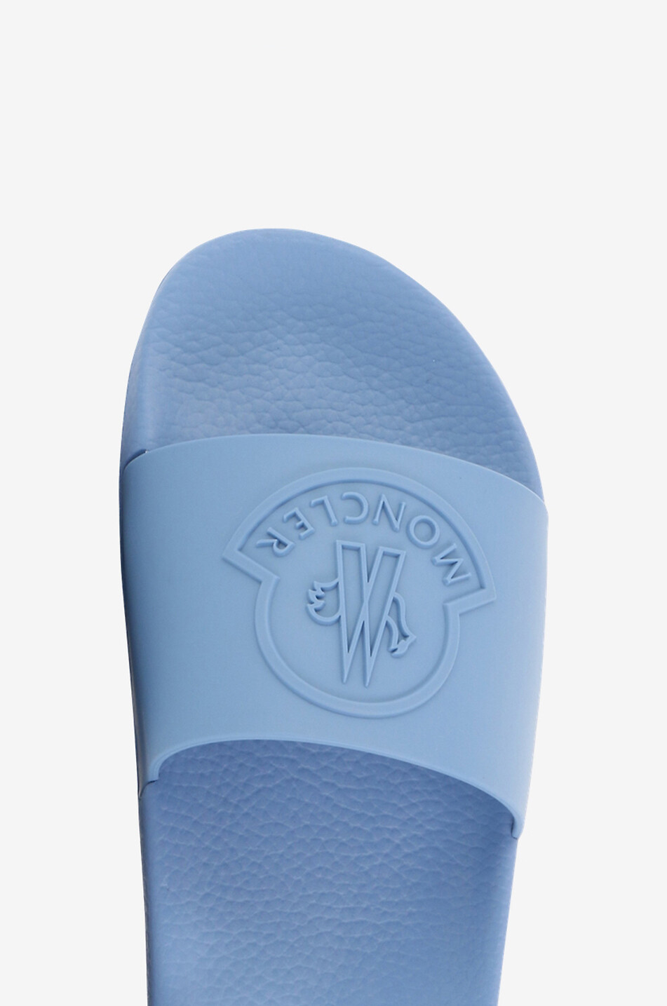 MONCLER Basile PVC pool slides Men LIGHT BLUE 5