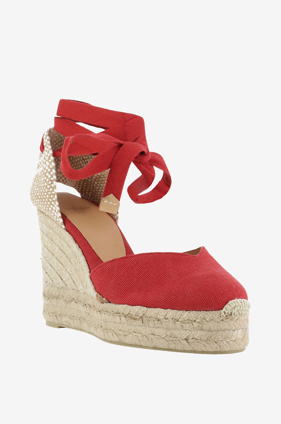 Chiara canvas wedge espadrilles