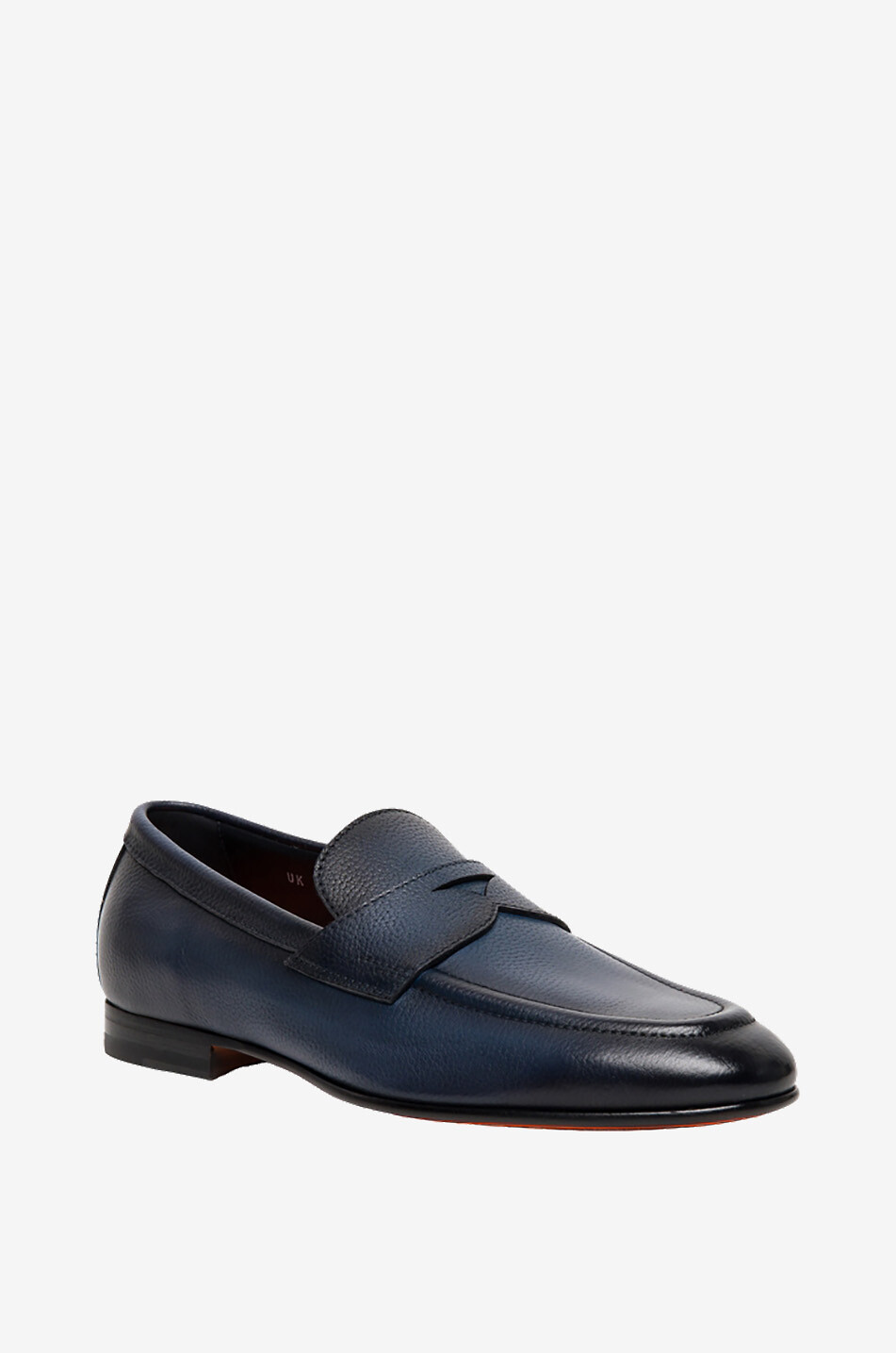 Mocassins Homme Santoni Marron - Taille US 8.5 (Medium) - Cuir - Neuf Sans Boîte