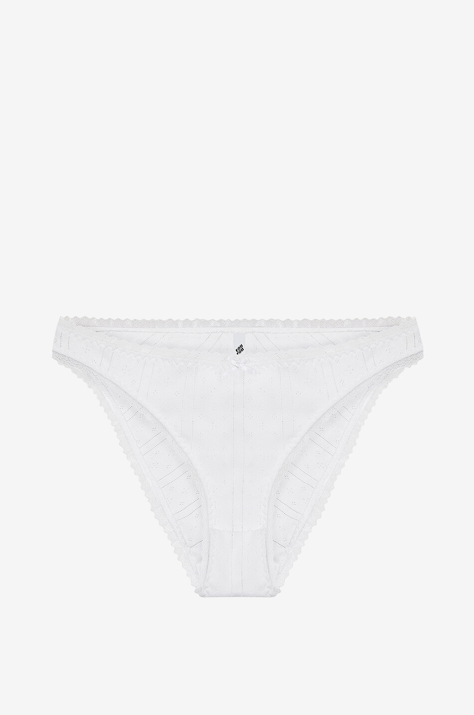 3er-Set Slips mit hoher Taille aus Bio-Baumwolle The High Rise