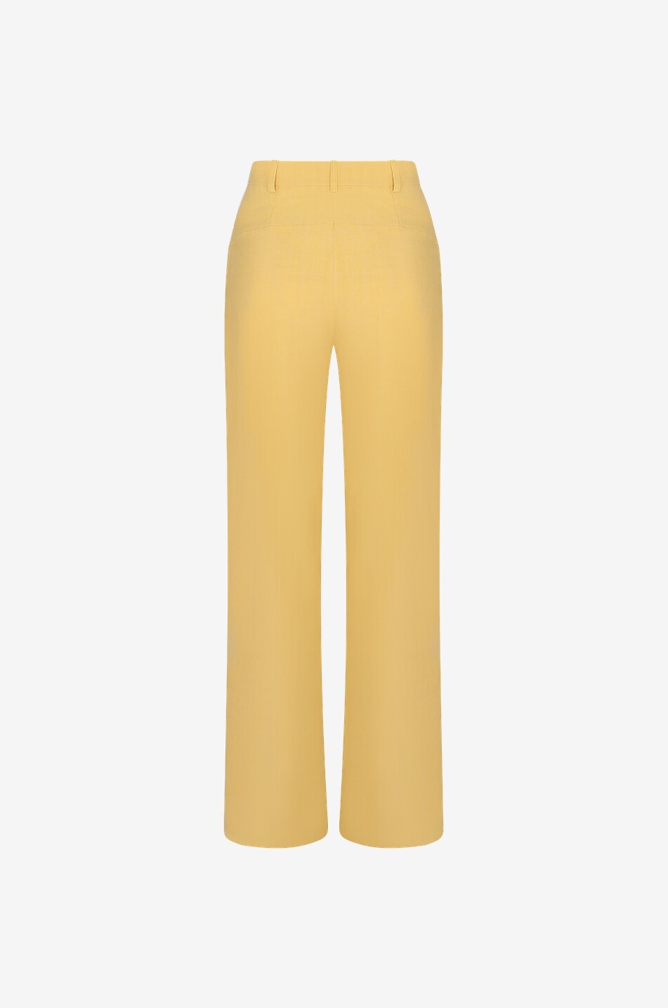 Ausgestellte Leinenmix-Hose mit hohem Bund Le pantalon Sauge