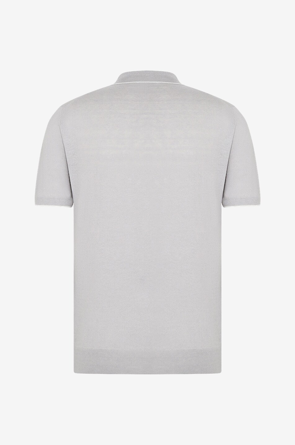 FEDELI Kurzärmeliger Pullover aus Leinen und Baumwolle Most MM Herren GRAU 2