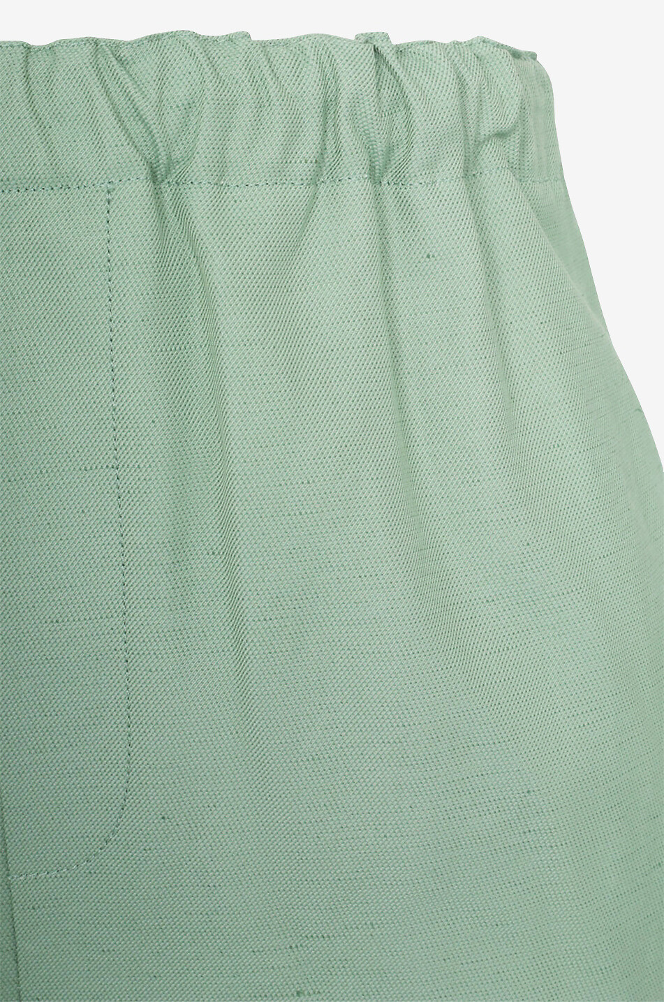 LOULOU STUDIO Short en viscose et lin Seto Femme VERT CLAIR 3