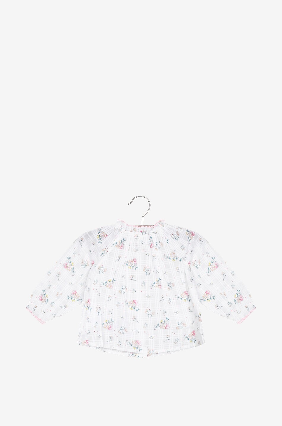 BONTON Odette cotton baby blouse Baby WHITE 2