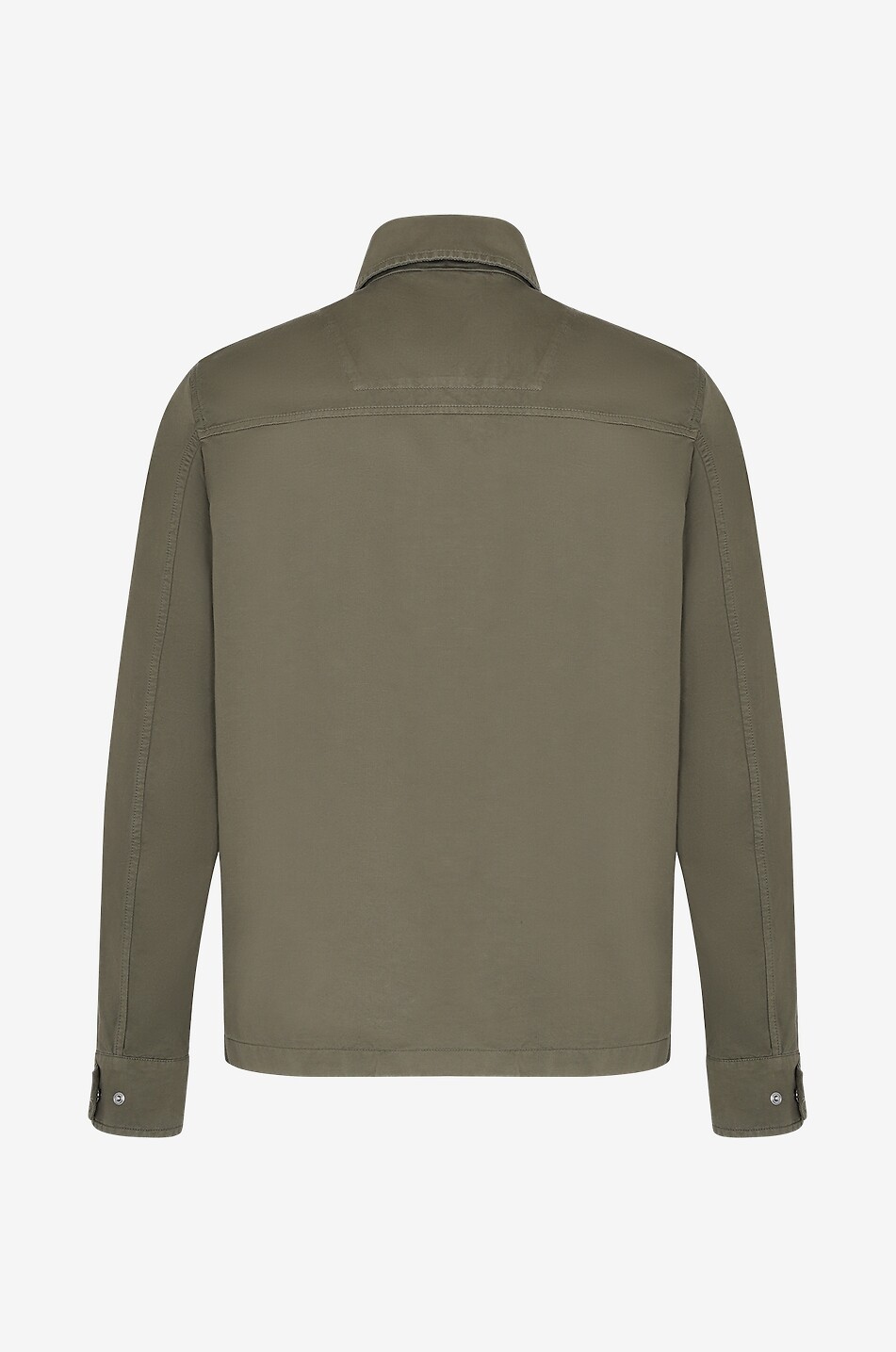 Garment Dyed linen and cotton shirt jacket