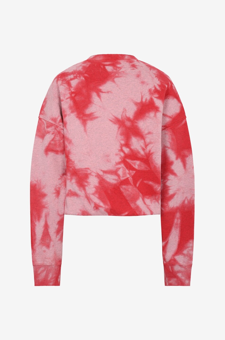 Tie and Dye printed boxy sweatshirt