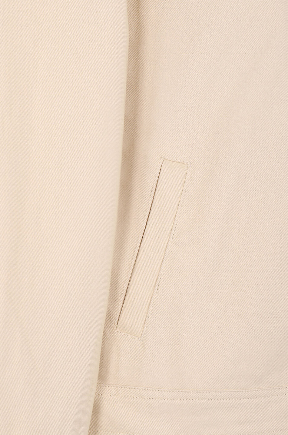 Veste courte zippée en coton