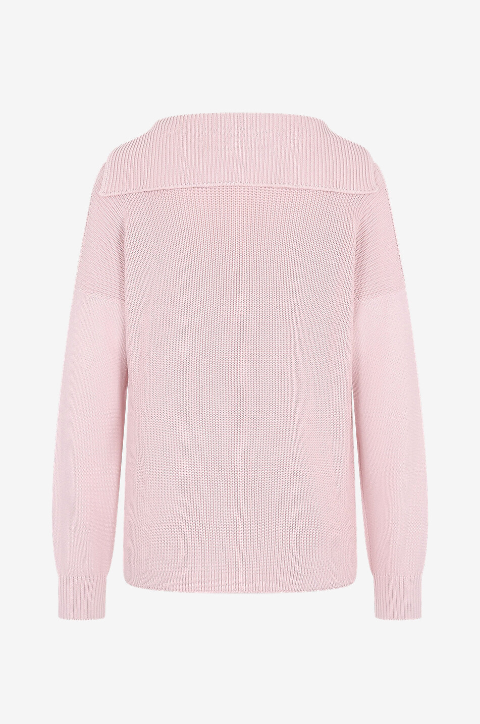 GRAN SASSO Cotton V-neck jumper Women PINK 2