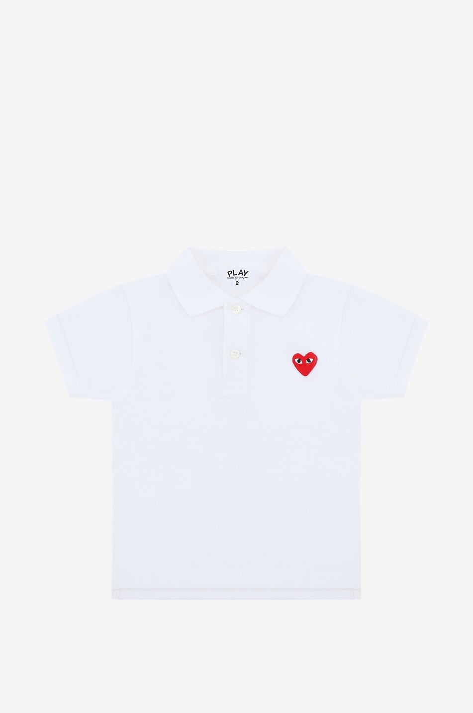 Polo garçon à manches courtes Red Heart