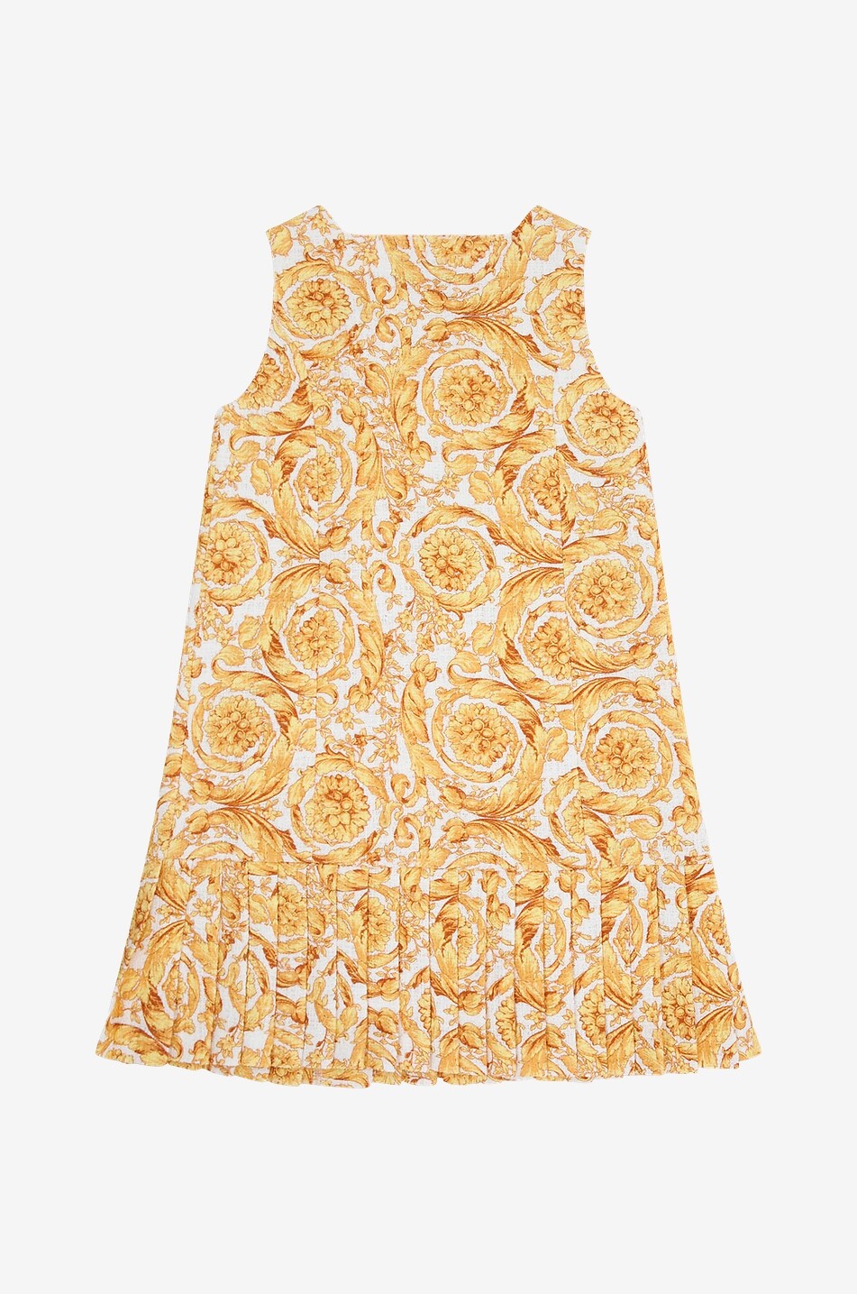 Robe à bretelles fille en tweed Medusa Barocco