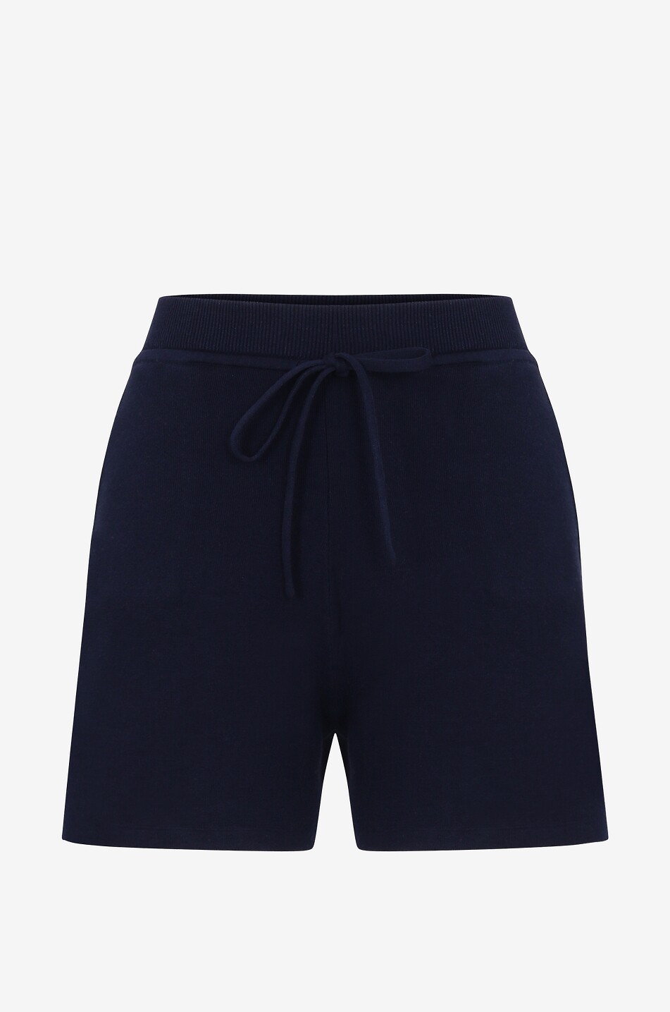 BONGENIE Short en maille de coton léger Femme BLEU FONCE 1