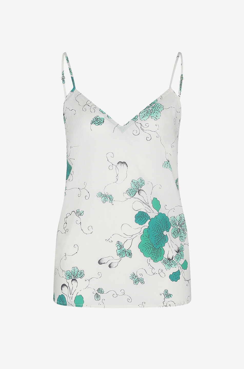 MORPHO + LUNA Lisa cotton camisole Women GREEN 1
