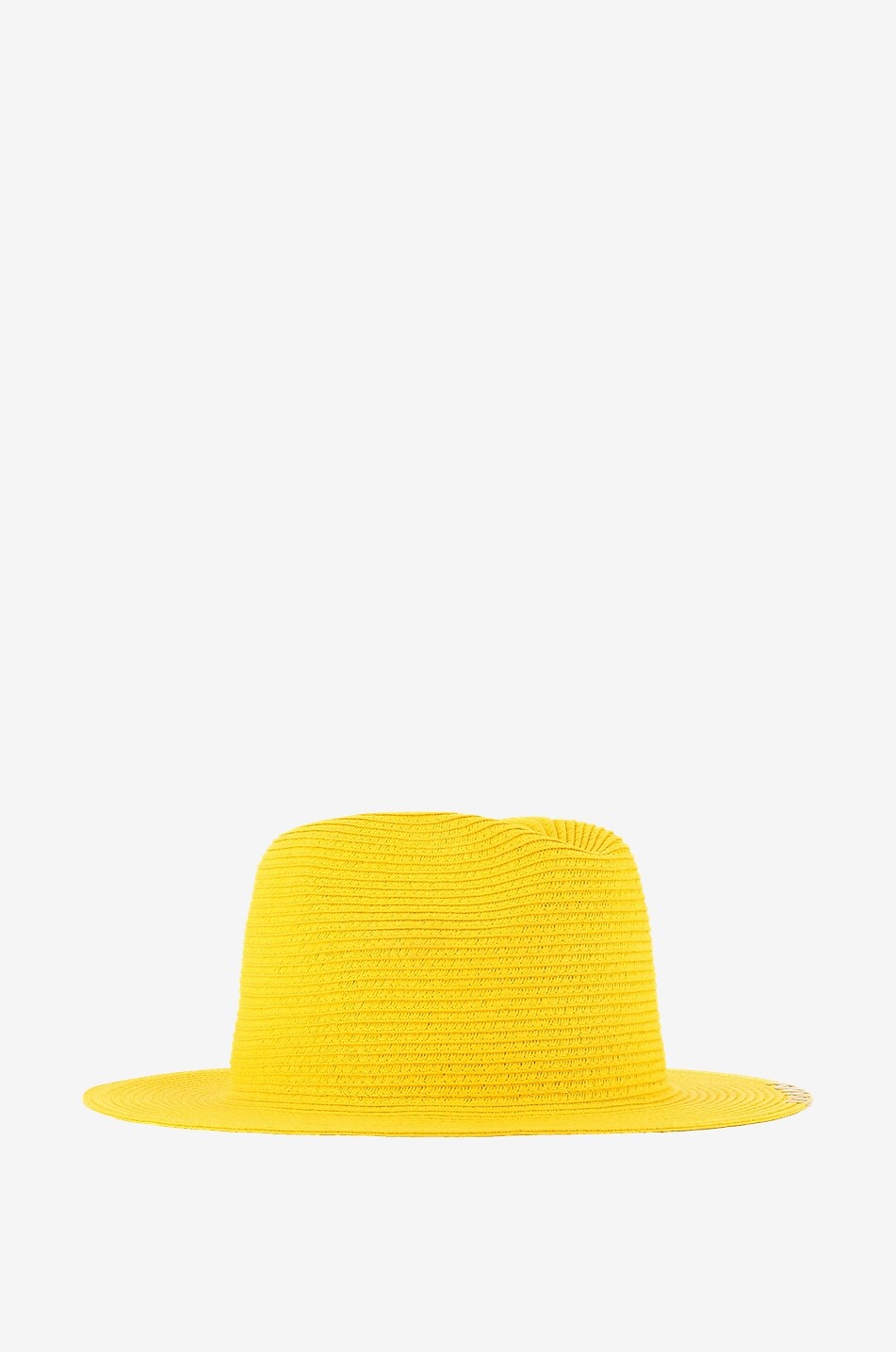 GI'N'GI Fedora-Hut aus Papierfasern Damen GELB 2