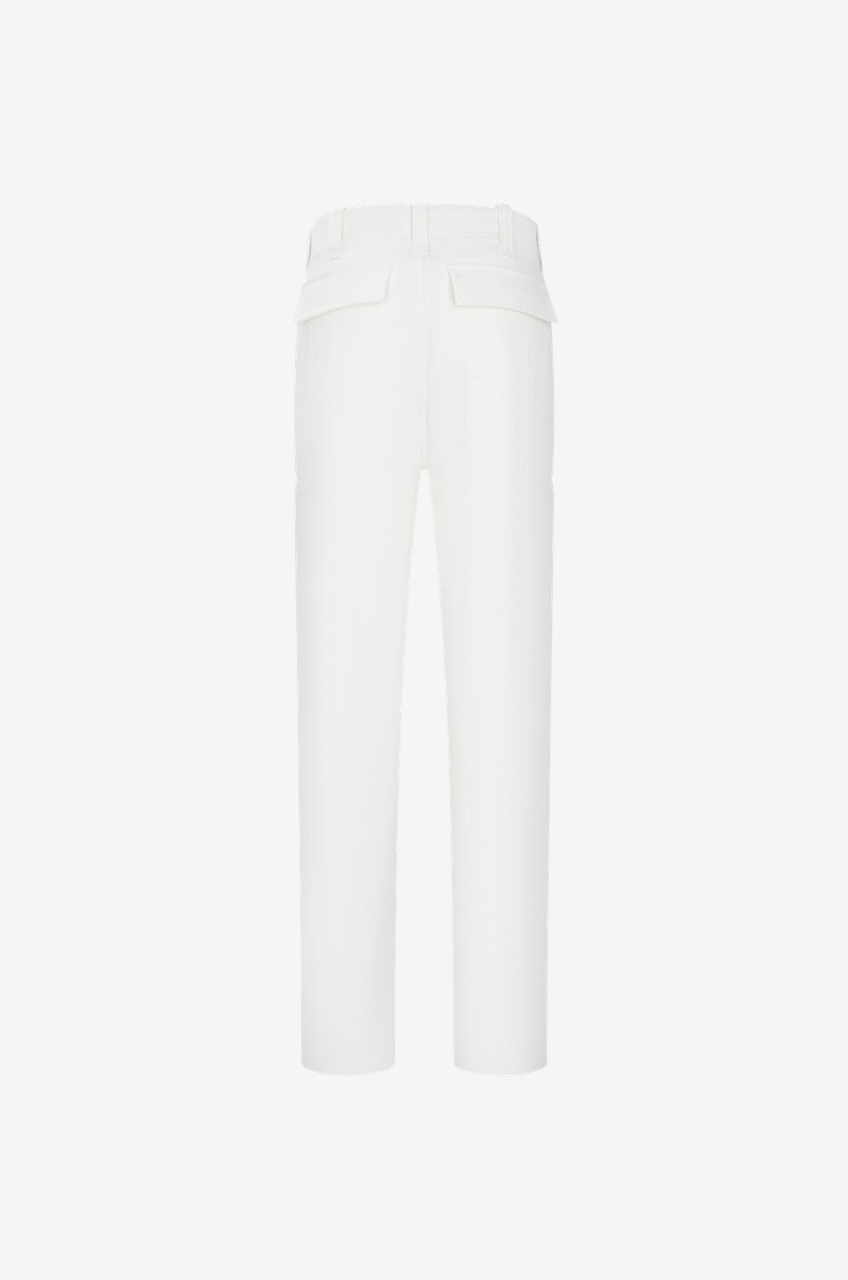 AMI Weite Cargohose aus Baumwolle Damen WEISS 2